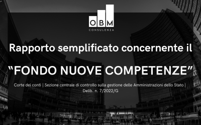 Rapporto Corte dei Conti: Fondo Nuove Competenze