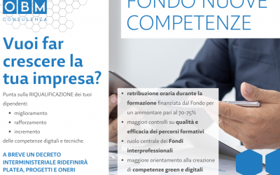 NEWS: Fondo Nuove Competenze